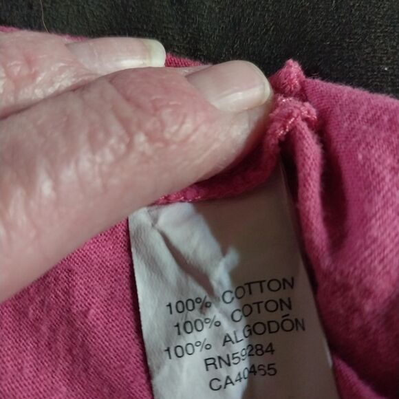 1989 PLACE Girl's Short Sleeve Pink Tee - Picture 4 of 4